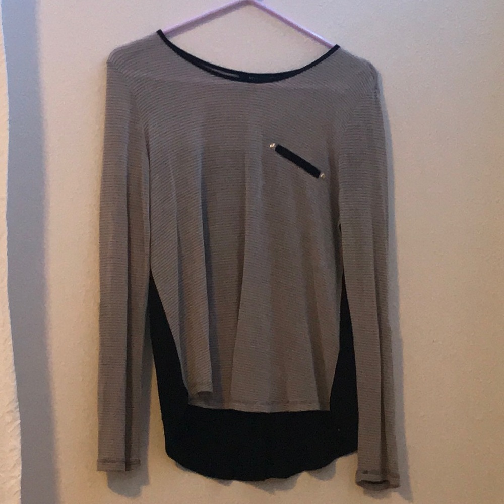 Grey Striped Shirt